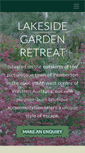 Mobile Screenshot of lakesidegardenretreat.com.au